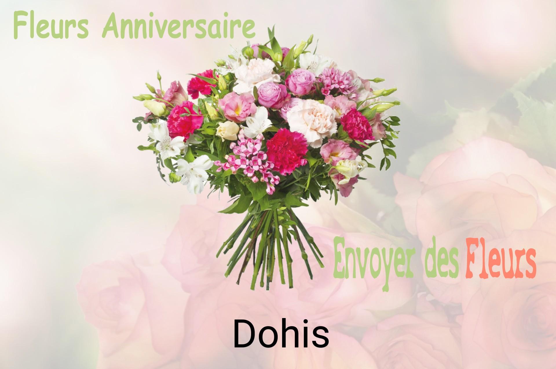 Bouquet de fleurs d’anniversaire livré à Dohis